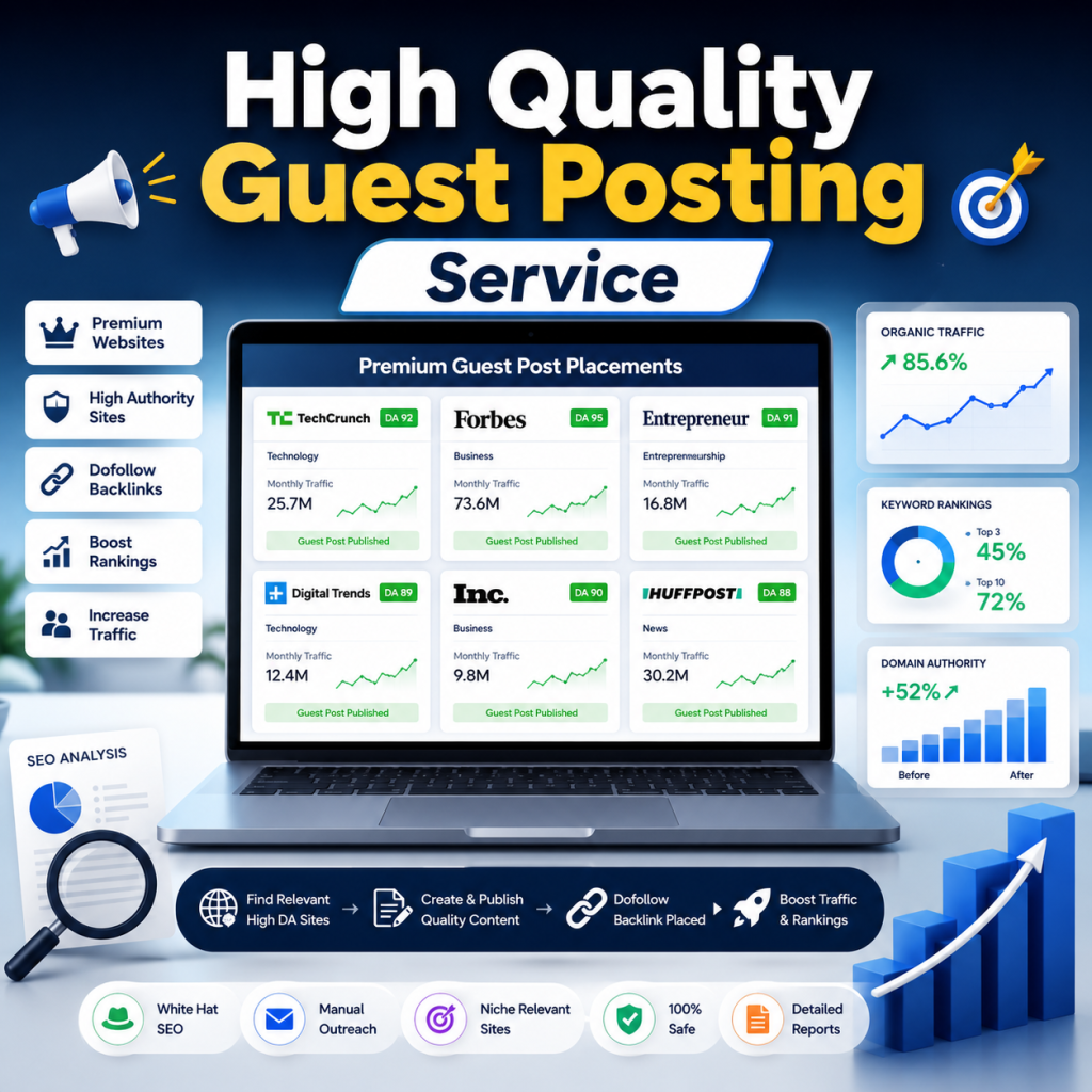 Boost Your Website Authority with a High Quality Guest Posting Service 